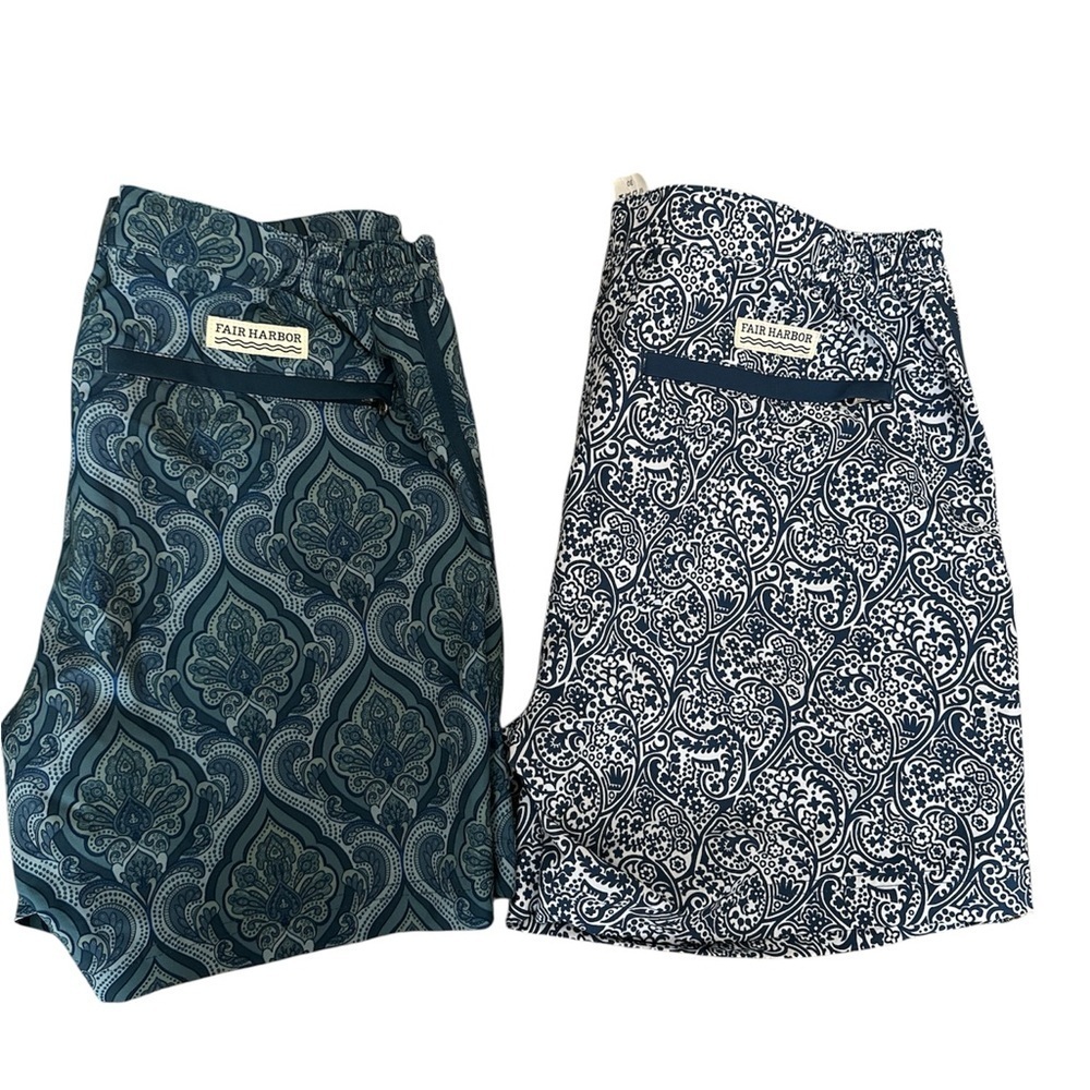 Fair Harbor Swim Trunks, set of 2, size 30